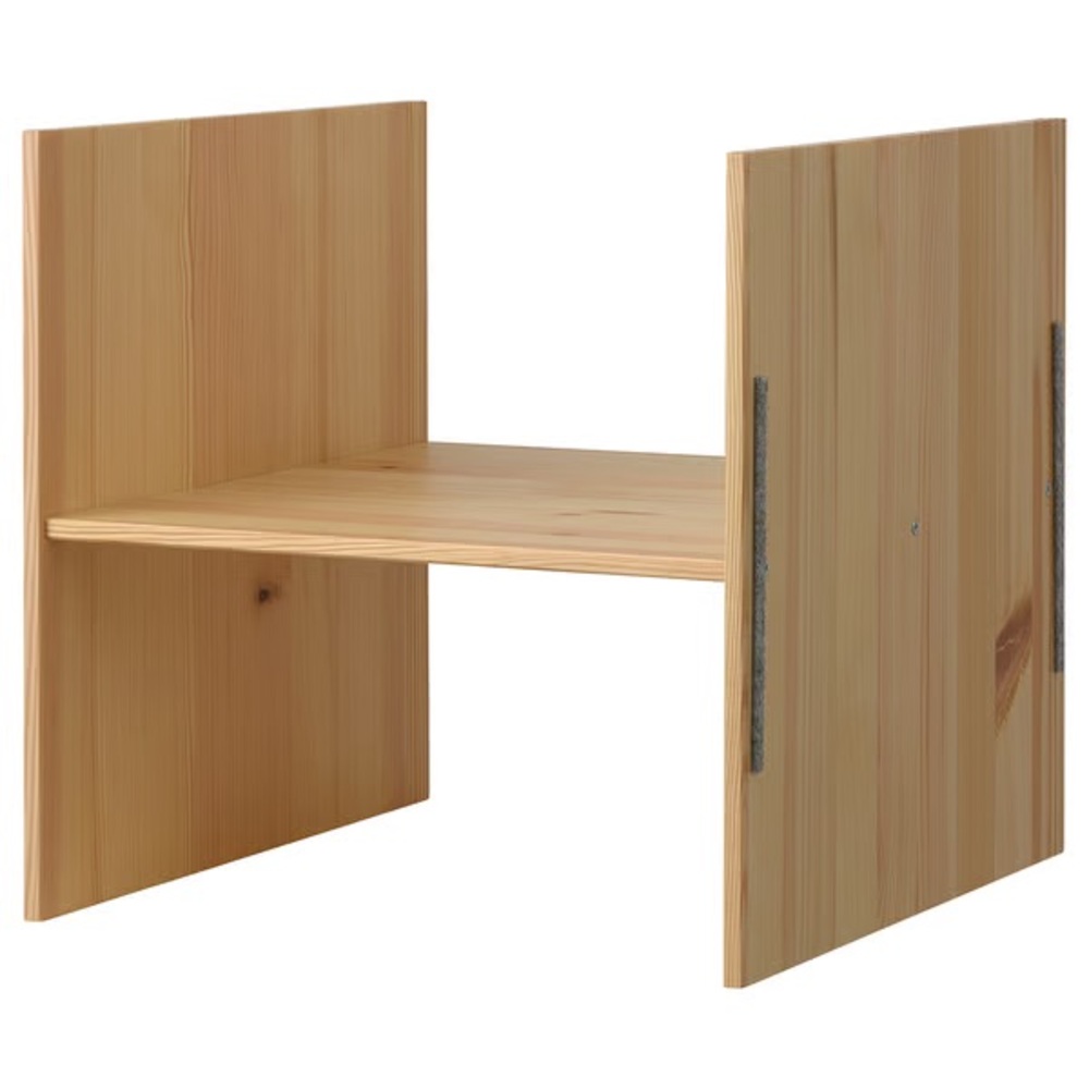 Ikea KALLAX Insert with 1 shelf, pine, 13x13 "